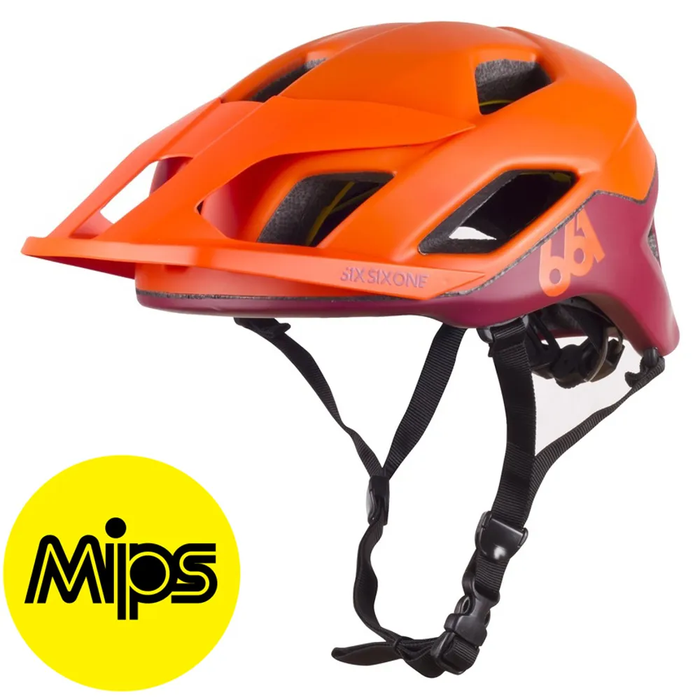 661 661 Crest Mips MTB Helmet Orange/Burgundy